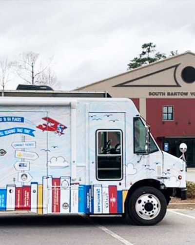 Reading to go places | Bookmobile | Bartow Georgia | Our mission is to foster a love of reading in parents and children. We implement and support early literacy programs designed to improve reading outcomes.